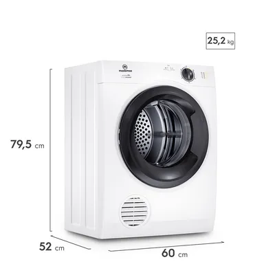 Imagen 2 del producto Secadora de Ropa 7Kg Carga Frontal con Secado Reversible 7D BZG Blanca