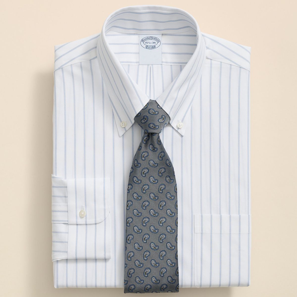 BROOKS BROTHERS - Camisa Hombre Sbc Pbd Stp- March Blanco Brooks Brothers