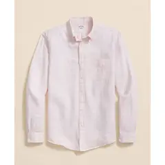 BROOKS BROTHERS - Camisa Hombre Spt Lino Rosado