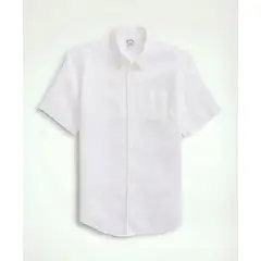 BROOKS BROTHERS - Camisa Hombre Spt Lino Blanco