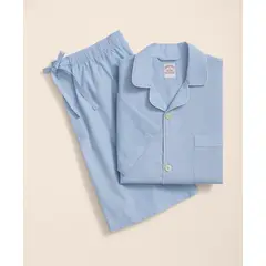 BROOKS BROTHERS - Pijama Hombre Shorty Pj Ctn Bclth Azul