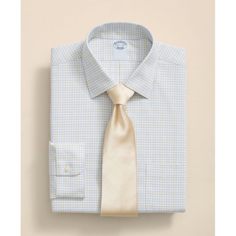 BROOKS BROTHERS - Camisa Hombre Sbc Chk- March Amarillo Brooks Brothers