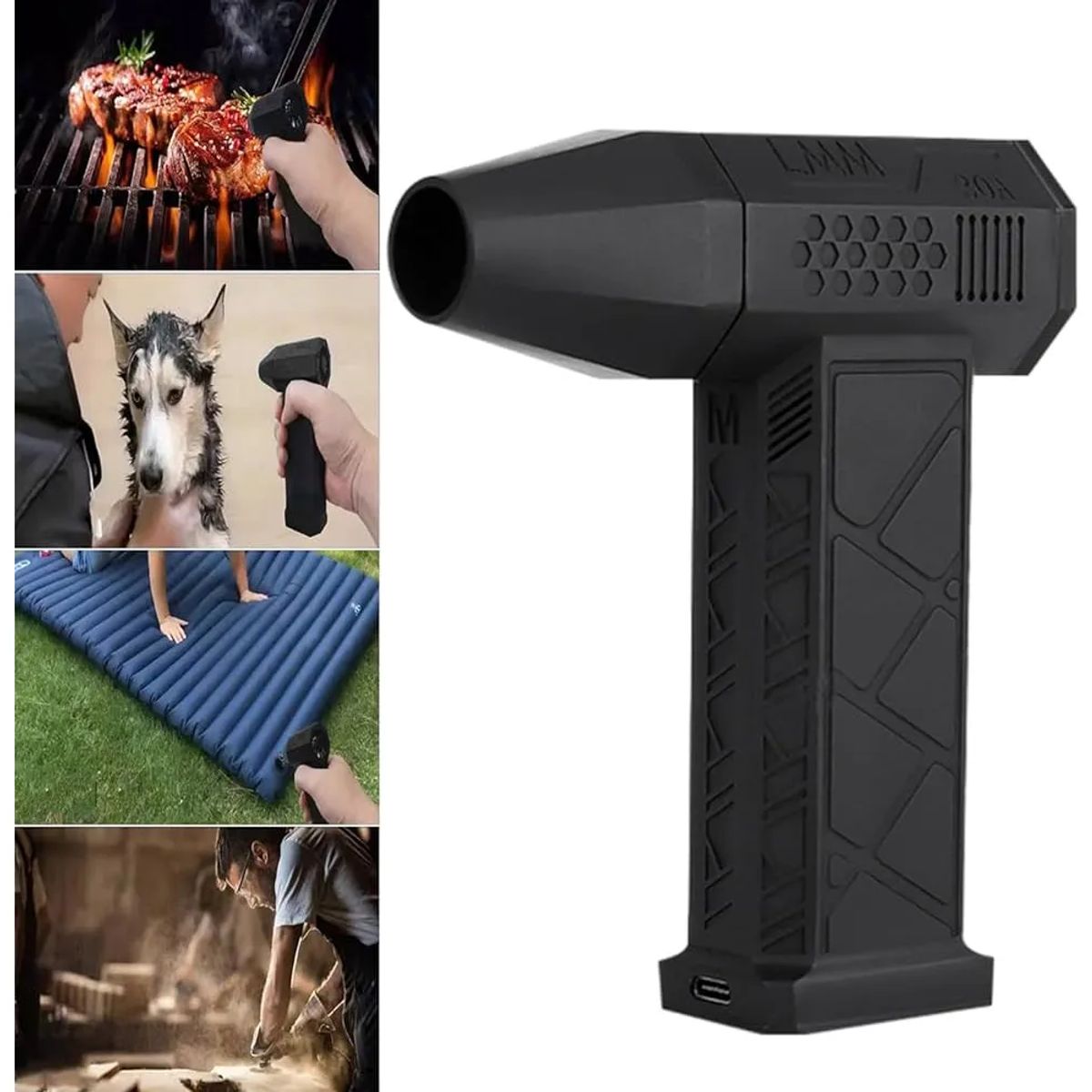 GENERICO - Ventilador Mini Turbo Jet De 130000 Rpm Ventilador Para Asado