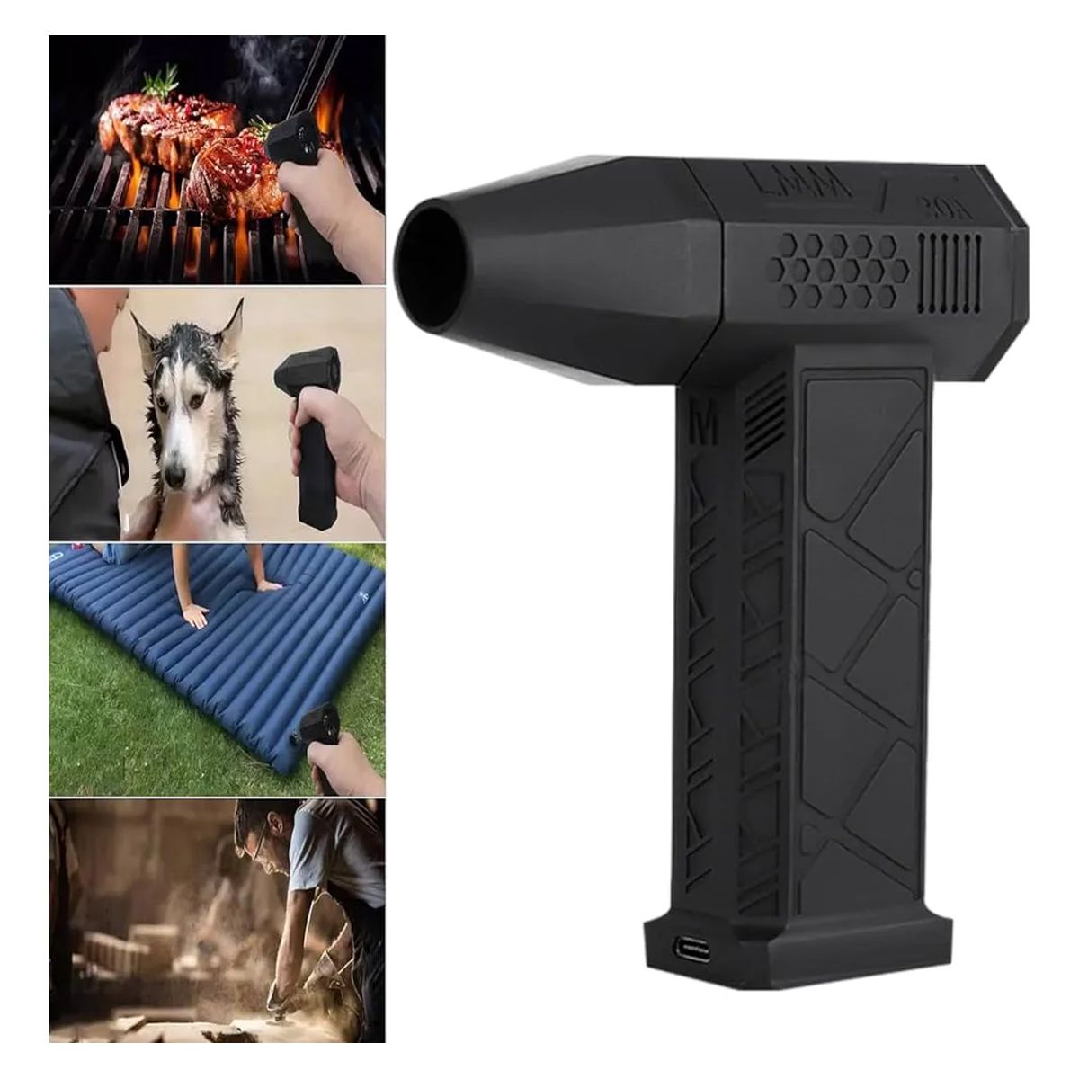 GENERICO - Ventilador Mini Turbo Jet De 130000 Rpm Ventilador Para Asado