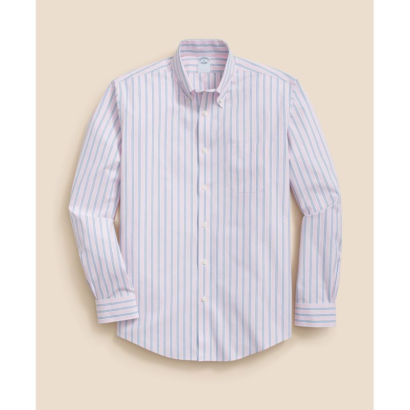 BROOKS BROTHERS - Camisa Hombre Spt Ni Broadcloth Novelty Rojo Brooks Brothers