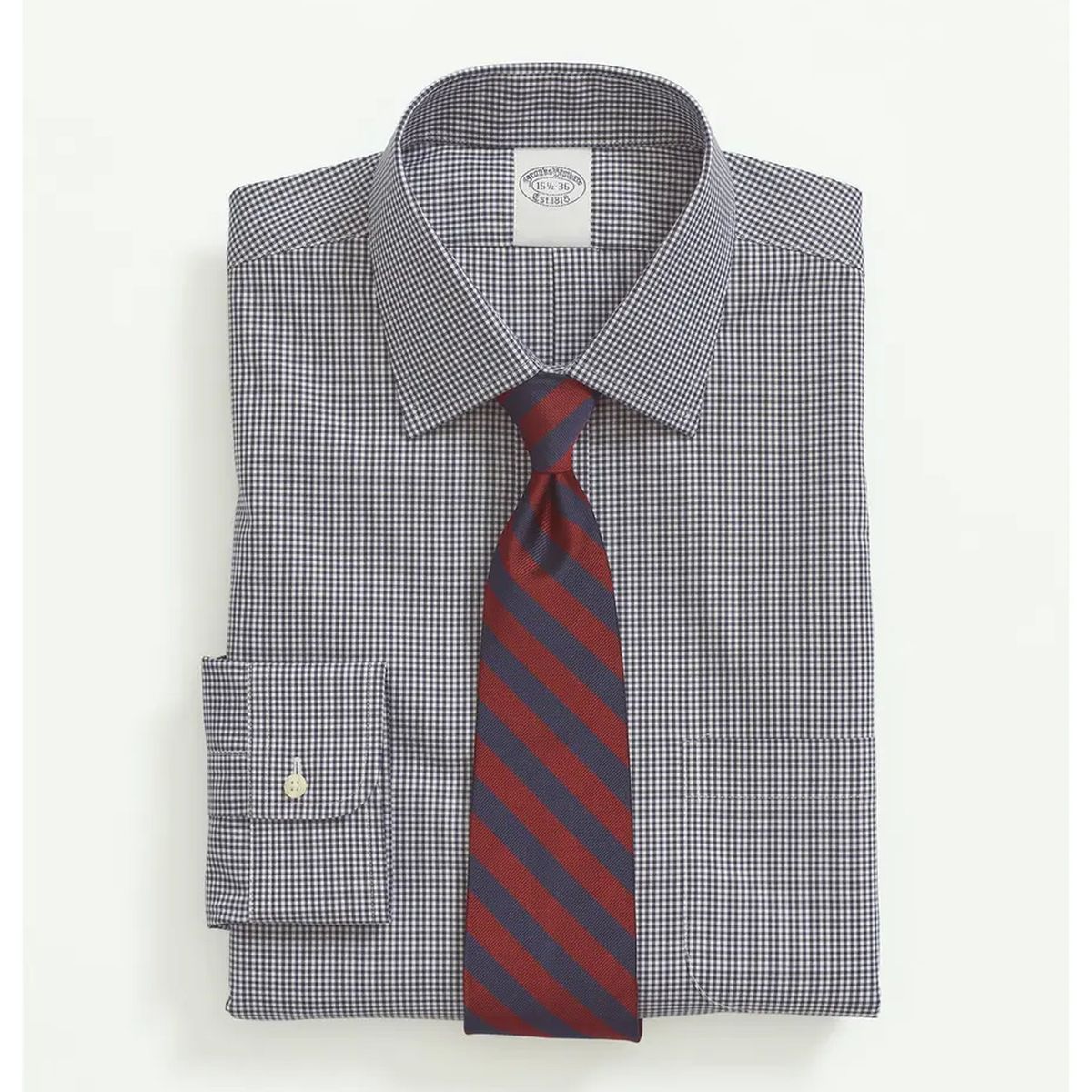 BROOKS BROTHERS - Camisa Hombre Sppt - Gingham Azul Brooks Brothers