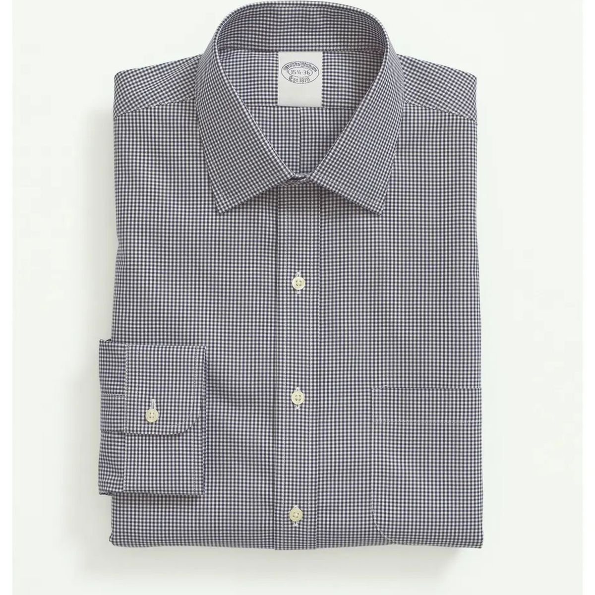 BROOKS BROTHERS - Camisa Hombre Sppt - Gingham Azul Brooks Brothers