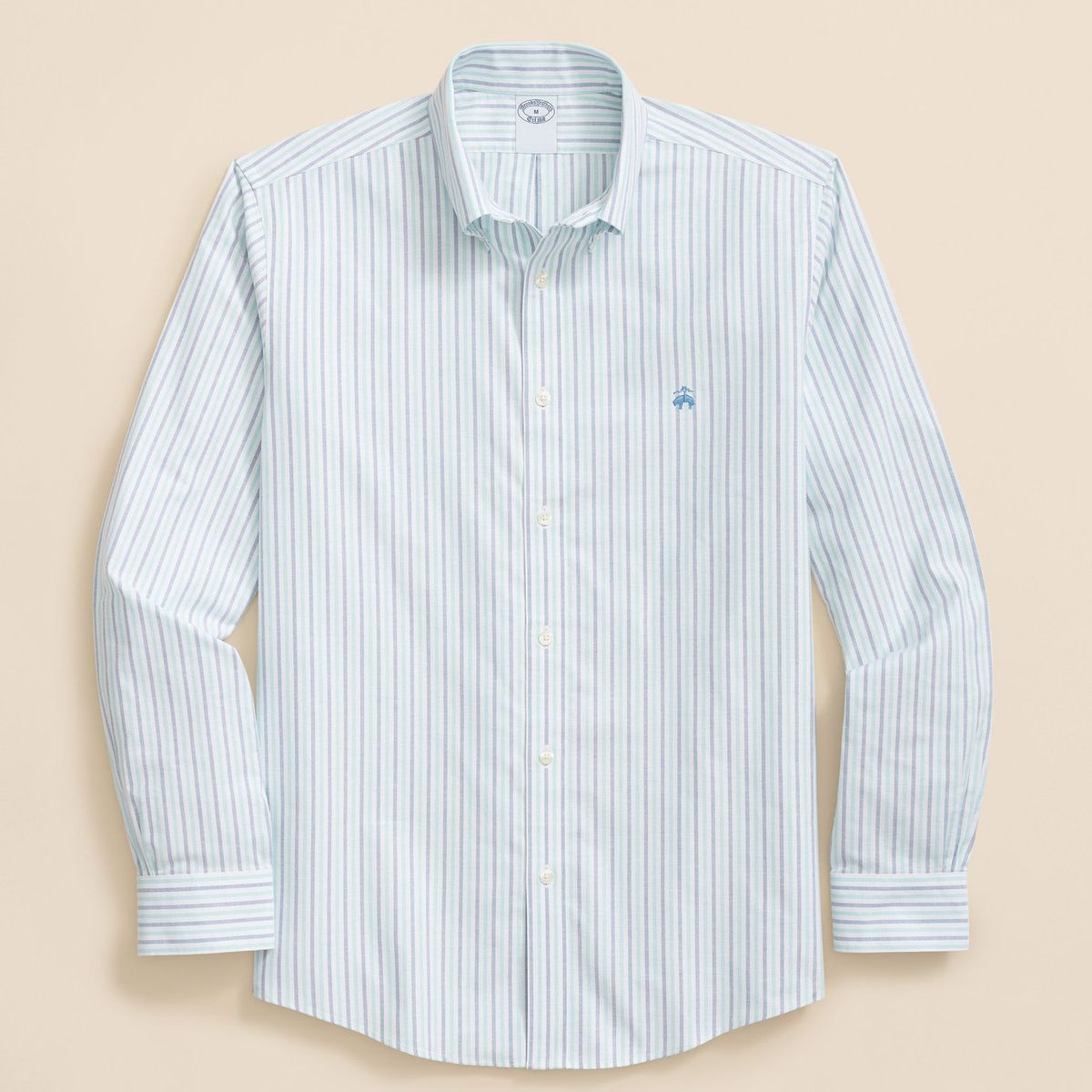 BROOKS BROTHERS - Camisa Hombre Spt Str Ni Ox Alt Stripe Verde Brooks Brothers