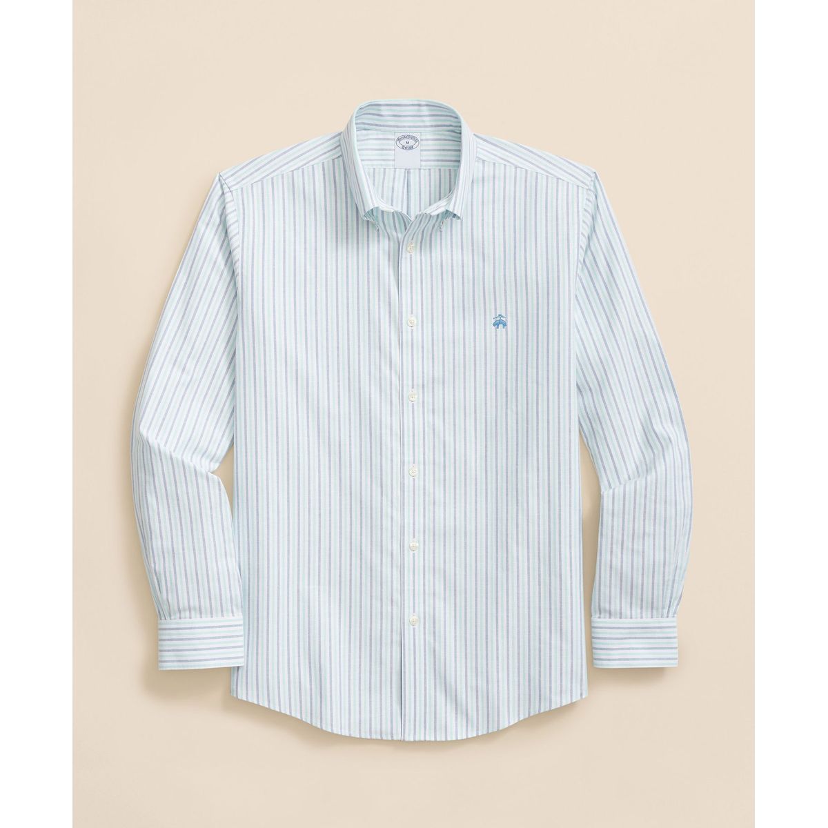 BROOKS BROTHERS - Camisa Hombre Spt Str Ni Ox Alt Stripe Verde Brooks Brothers
