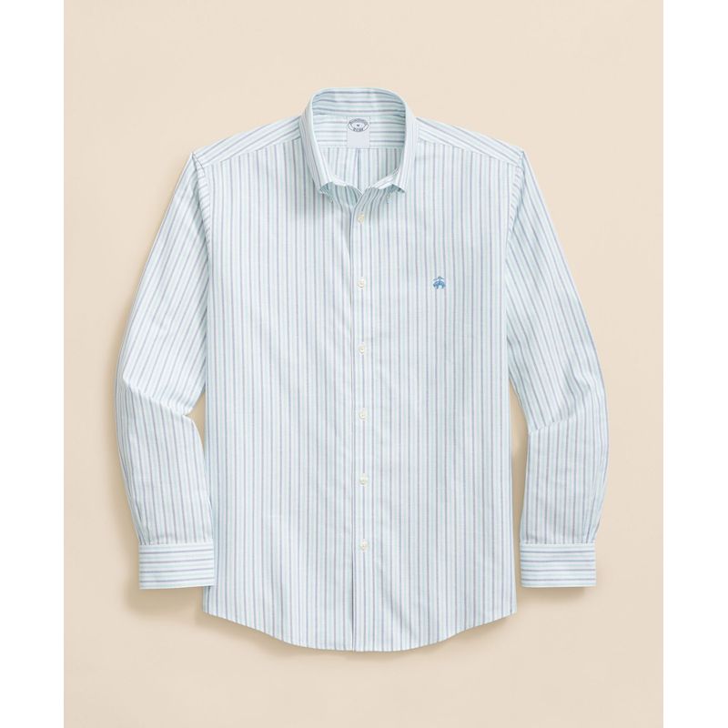 BROOKS BROTHERS - Camisa Hombre Spt Str Ni Ox Alt Stripe Verde Brooks Brothers