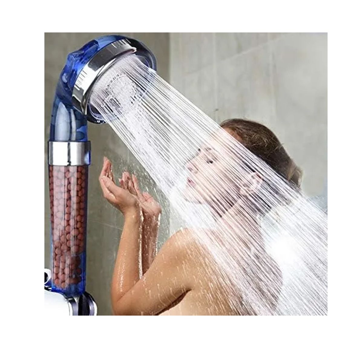 GENERICO - Ducha Teléfono Cabezal Ducha De Baño Transparente Eco Ducha