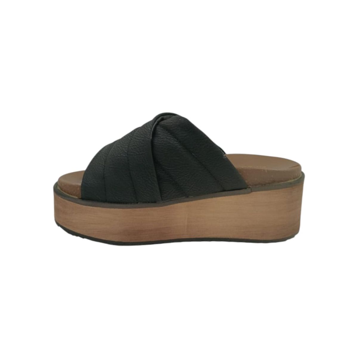 HERIEL - Sandalia Negra Plataforma