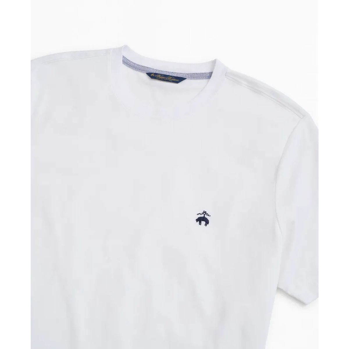 BROOKS BROTHERS - Polera Hombre Ctn Logo Gf Tee Blanco Brooks Brothers