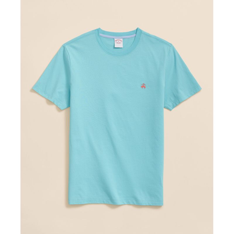 BROOKS BROTHERS - Polera Hombre Ctn Logo Gf Tee Celeste Brooks Brothers