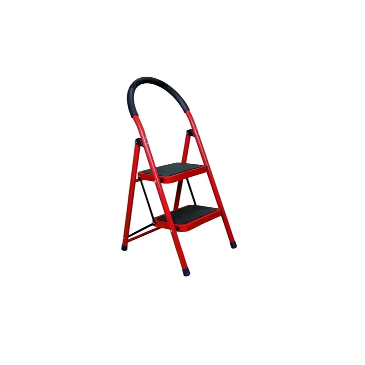 GENERICO - Escalera Metálica Plegable Antideslizante 2 Niveles