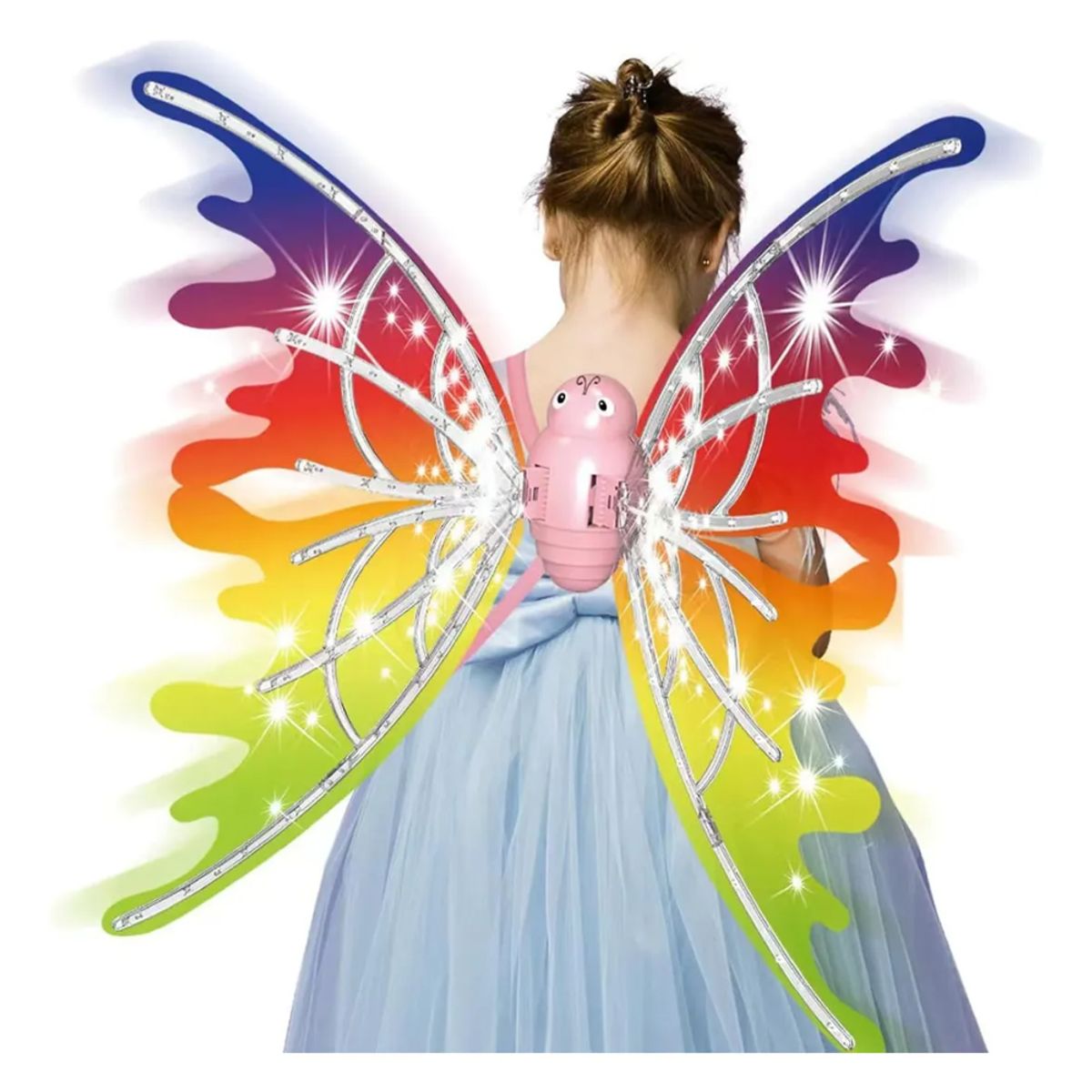 GENERICO - Alas De Princesa Movimiento Automático Luz Sonido