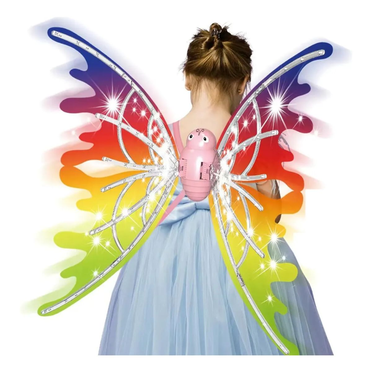 GENERICO - Alas De Princesa Movimiento Automático Luz Sonido