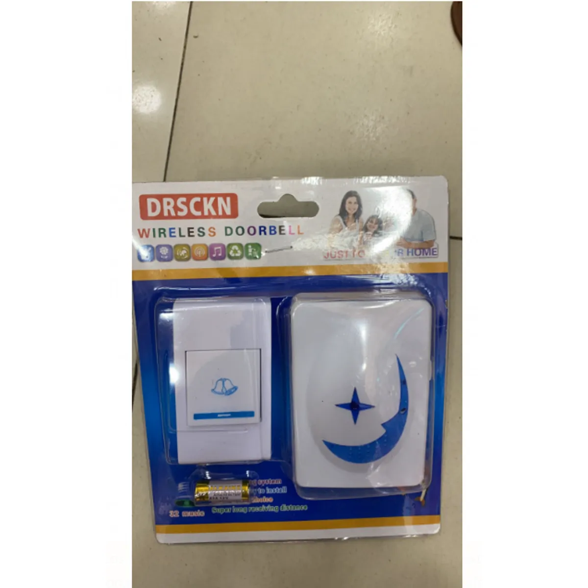 GENERICO - Timbre Inalámbrico Con Diferentes Tonalidades