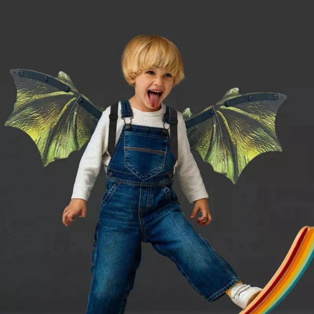 GENERICO - Alas De Dinosaurio Iluminadas Accesorio Para Disfraz