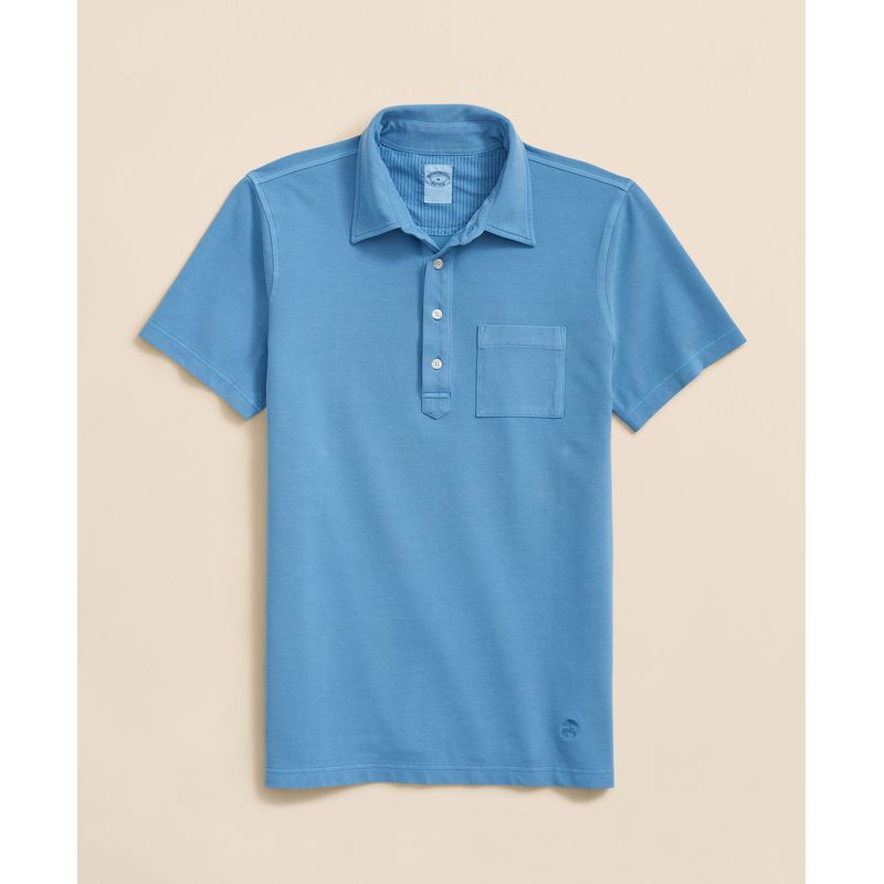 BROOKS BROTHERS - Polera Hombre Garment Dyed Pique Polo Morado Brooks Brothers