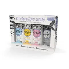 GRIFFUS - KIT CRONOGRAMA CAPILAR AMO CACHOS 3X30ML