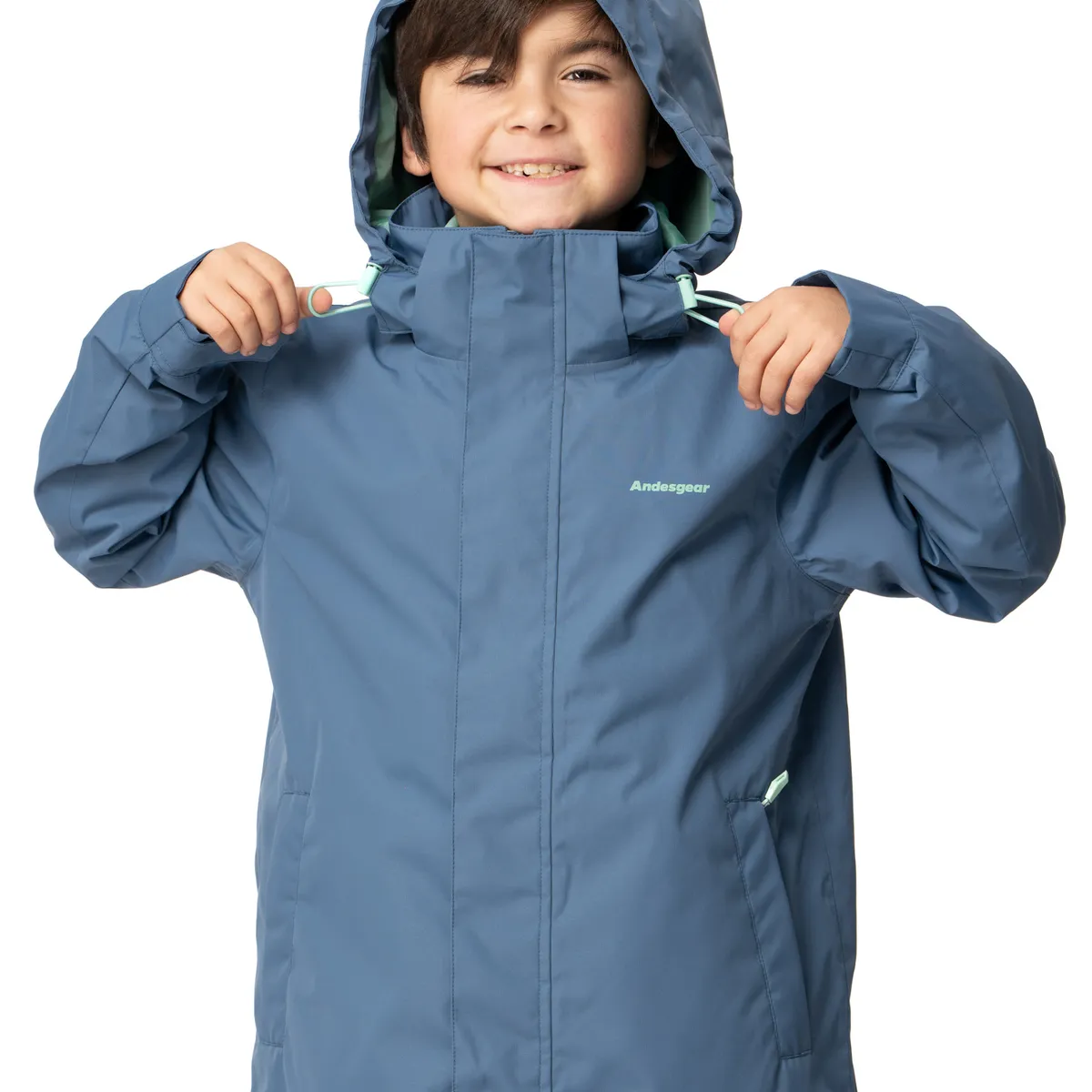ANDESGEAR - Chaqueta Niños Cochamo Kids Azul Andesgear