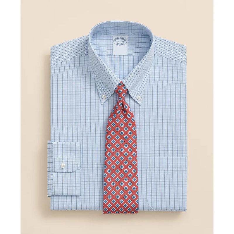 BROOKS BROTHERS - Camisa Hombre Ds Fin Bc Rctn PbdAzul Brooks Brothers