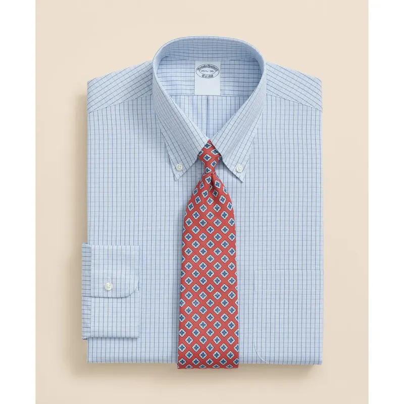 BROOKS BROTHERS - Camisa Hombre Ds Fin Bc Rctn PbdAzul Brooks Brothers