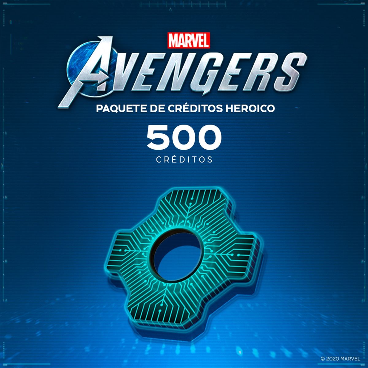 SONY - Marvel's Avengers Haroic Credits Pack 500 Créditos - Código Digital Sony