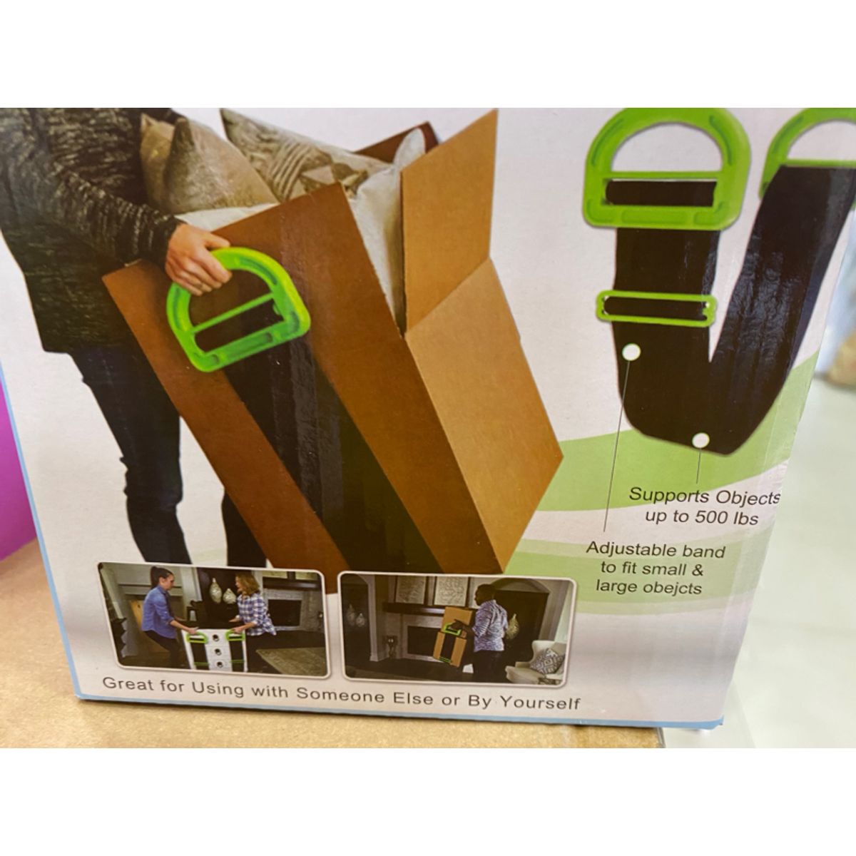 GENERICO - Correa Sujetador Transporte Levantar Objetos Pesados Mudanza