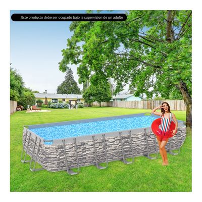 Imagen 2 del producto Piscina Familiar Rectangular 122x250x540 cm 12871 Litros