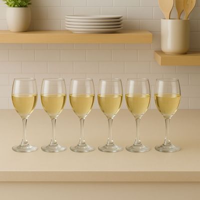 Imagen 2 del producto Set 24 Copas Vasos Vidrio Transparente Celebraciones