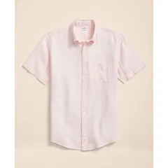 BROOKS BROTHERS - Camisa Hombre Spt Lino Naranja