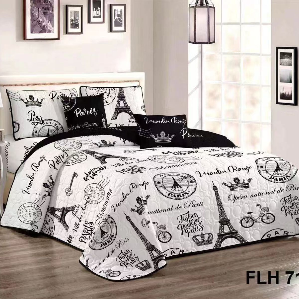 GENERICO - cubrecamas quilt verano diseño 2p