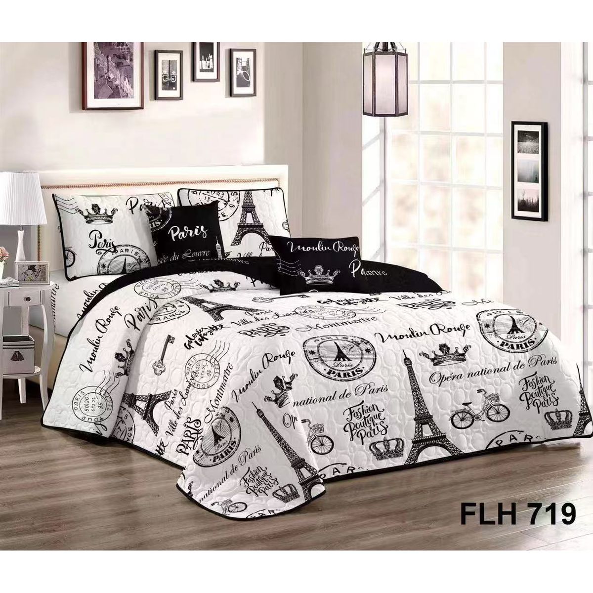 GENERICO - cubrecamas quilt verano diseño 2p