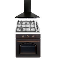 Combo Retro Campana Ca-635Png + Horno Empotrable He-7220Rng + Encimera Gas Ceg-4650In Kit-134