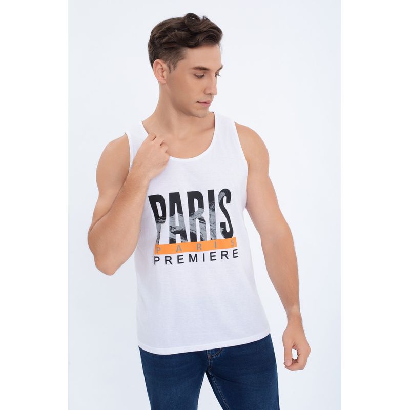 MPROPIA - Polera Musculosa Hombre Sin Mangas Paris Colores 7604