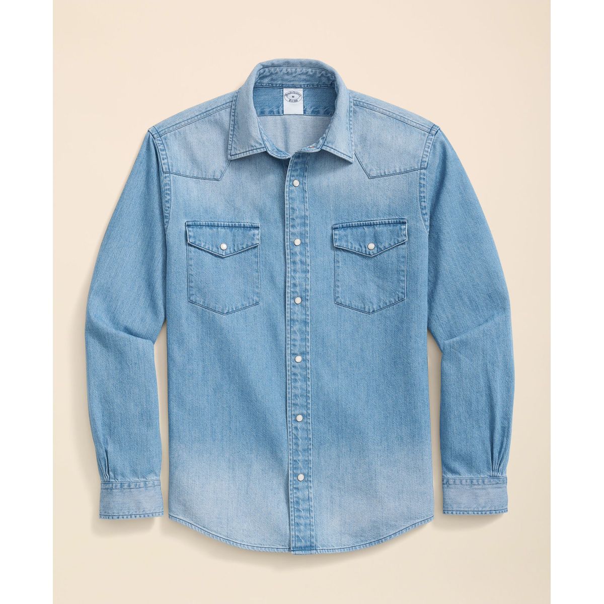 BROOKS BROTHERS - Camisa Hombre Spt Denim Western Azul Brooks Brothers