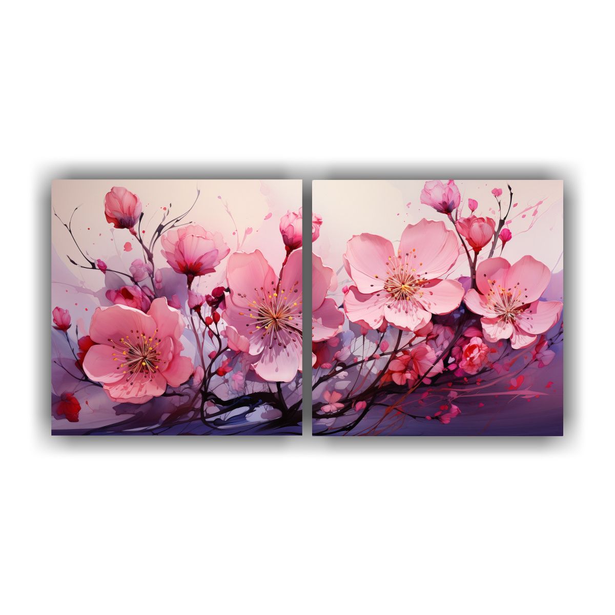 GENERICO - Pinturas Decorativas Creativas En Rosa Con 140x70 Cm