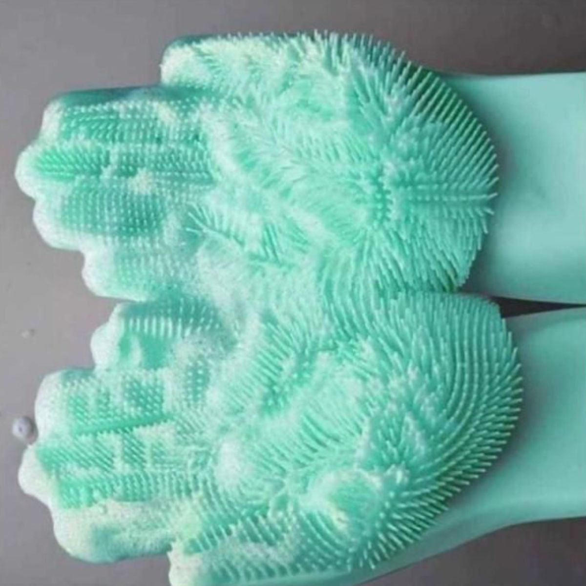 GENERICO - Guantes De Silicona Multiuso Con Cerdas Para Limpieza