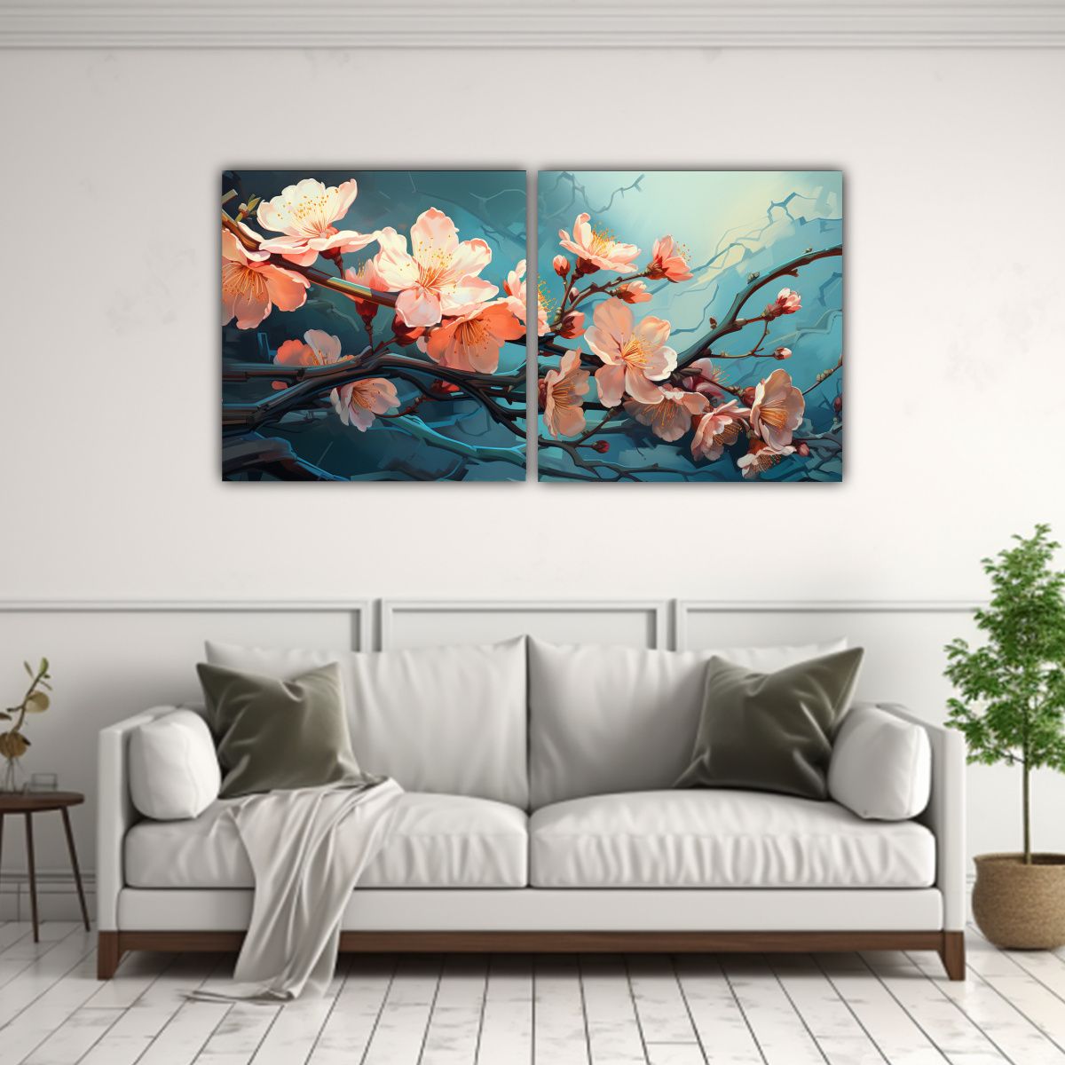 GENERICO - Pinturas Decorativas De Alta Calidad Árbol 140x70 Cm