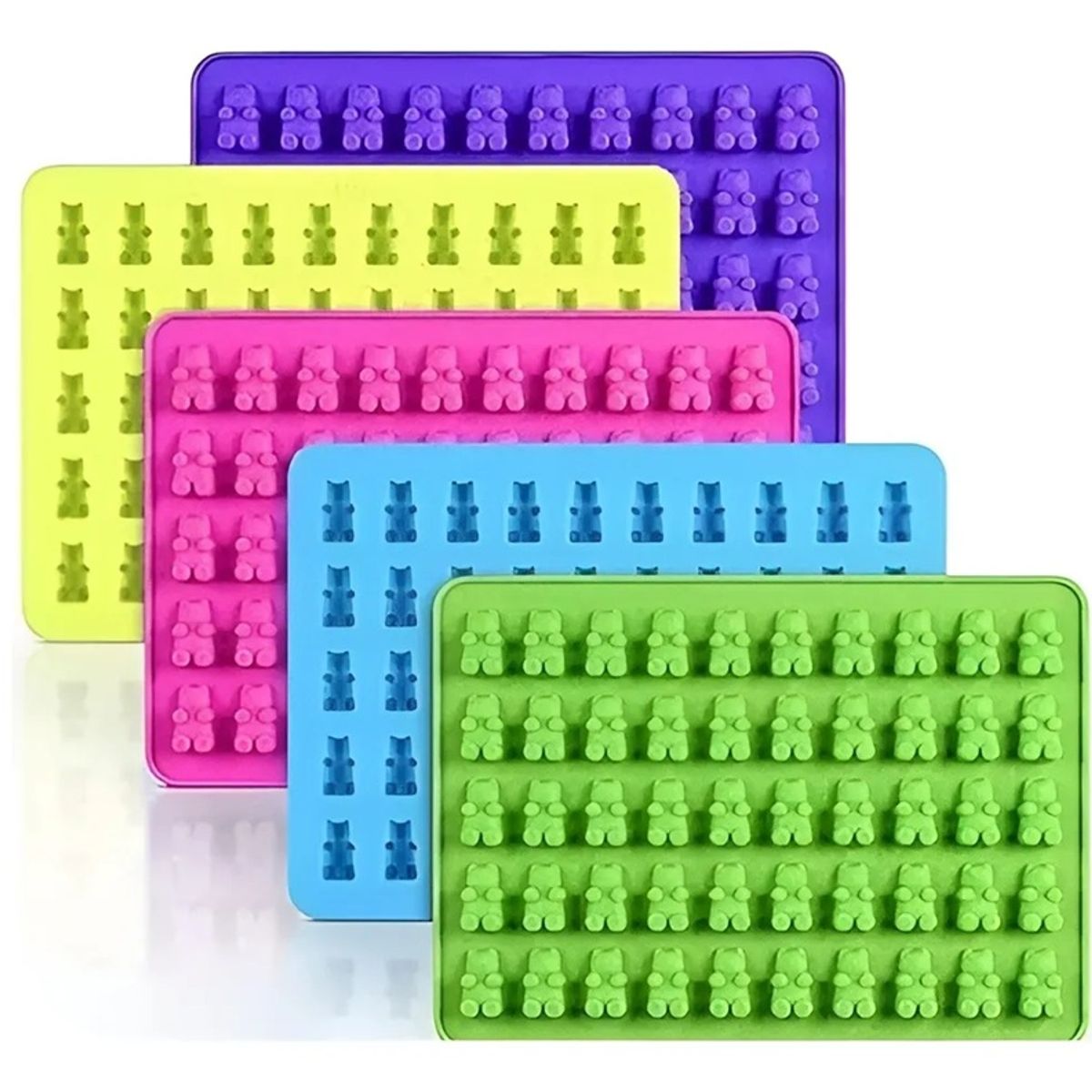 PASTELERIUSCL - Molde De Silicona Ositos Moldes Silicona Repostería 50 Osito Molde De Reposteria De Silicona Molde