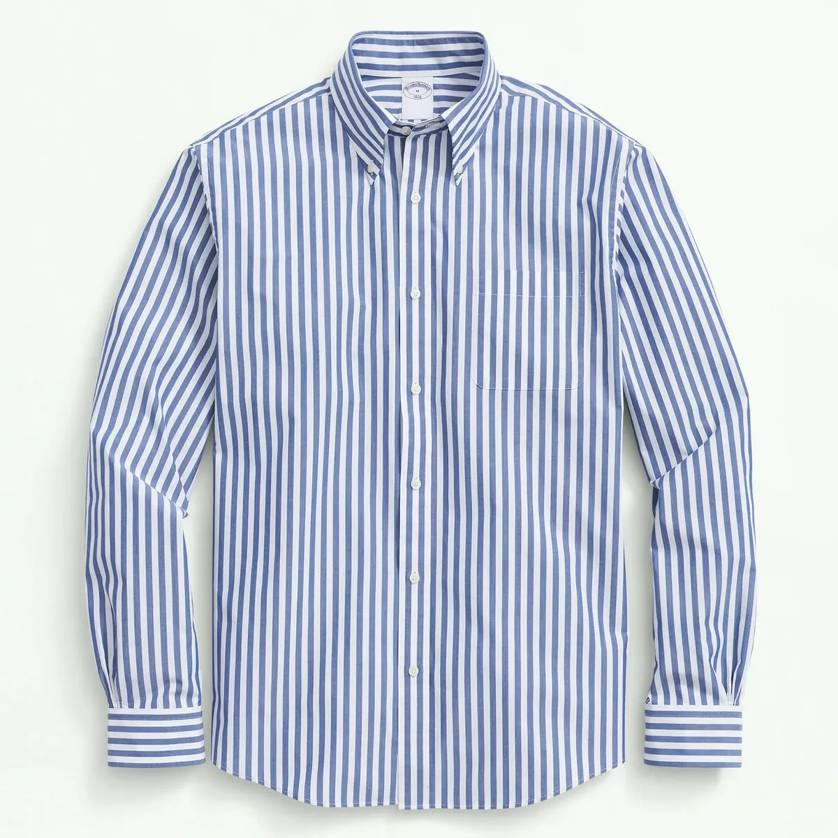 BROOKS BROTHERS - Camisa Hombre Spt Fdy Butcher Stripe Azul Brooks Brothers