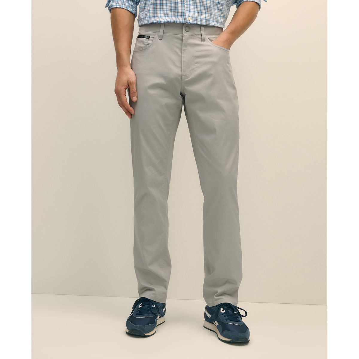 BROOKS BROTHERS - Pantalón Hombre Cbt Perf 5 Pkt Straight Gris Brooks Brothers