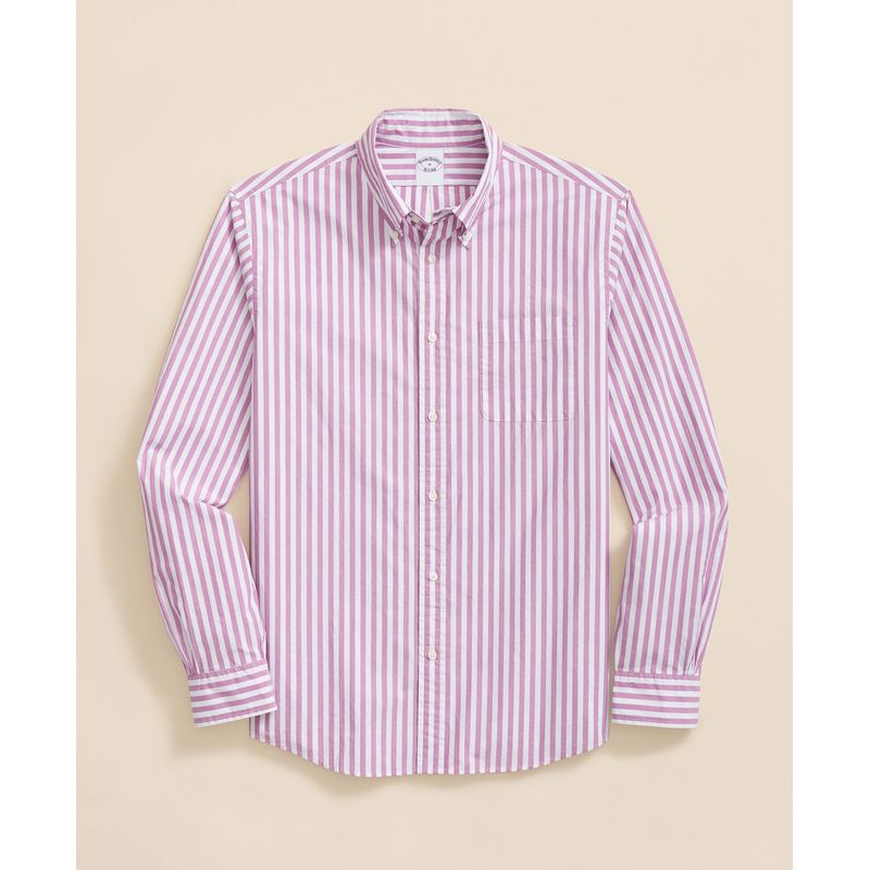 BROOKS BROTHERS - Camisa Hombre Spt Fdy Butcher Stripe Morado Brooks Brothers