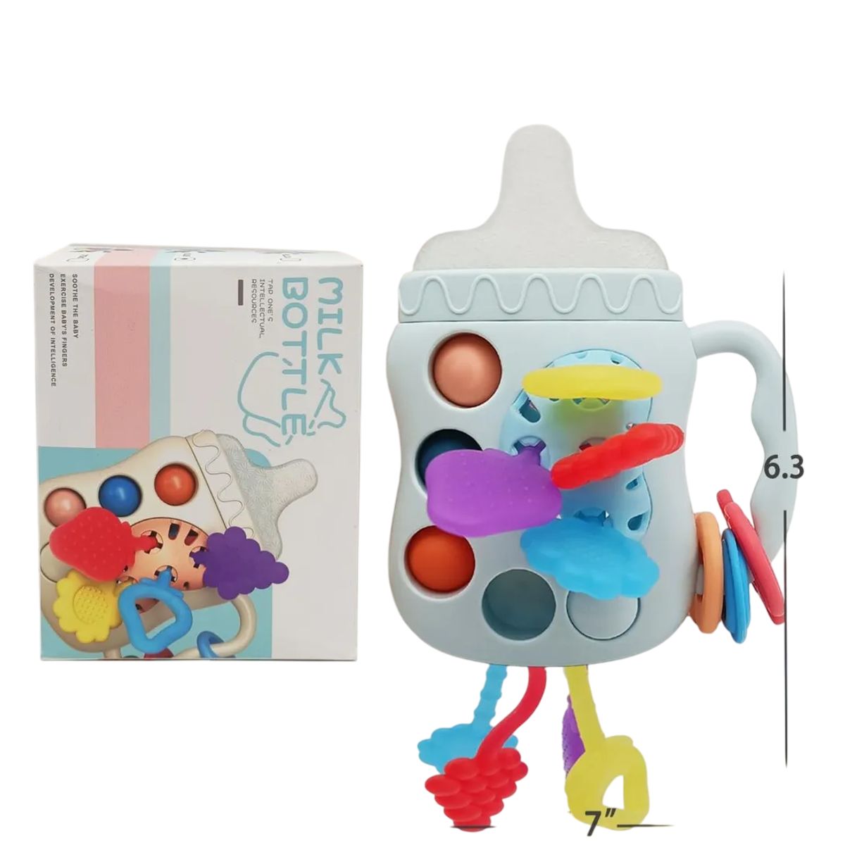 GENERICO - Juguete Sensorial  Para Bebé Forma De Biberón