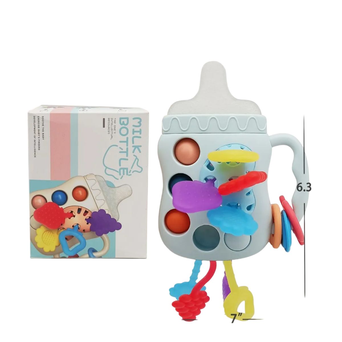 GENERICO - Juguete Sensorial  Para Bebé Forma De Biberón