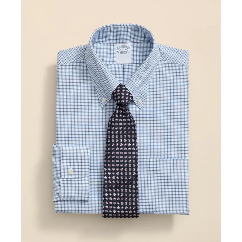 BROOKS BROTHERS - Camisa Hombre Sbc Pbd Chk- March Azul Brooks Brothers