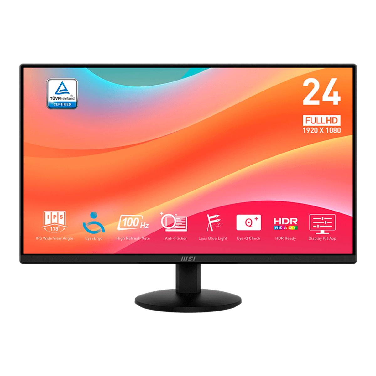 MSI - Monitor MSI Pro MP242L IPS Full HD 238 100Hz 1Ms