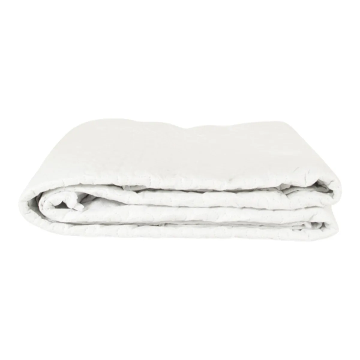 GENERICO - Cobertor Quilt De Verano Cubrecama 2 Plazas Colcha 230x250cm GS Blanco